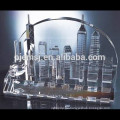 Customized Crystal Building Model For Souvenirs Gift